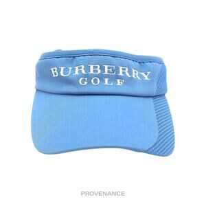🔴 Burberry Golf Logo Embroidered Visor - Sky Blue